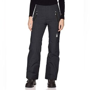 New Spyder Winner Athletic Ski Snow Pants Black Sz 10 Long